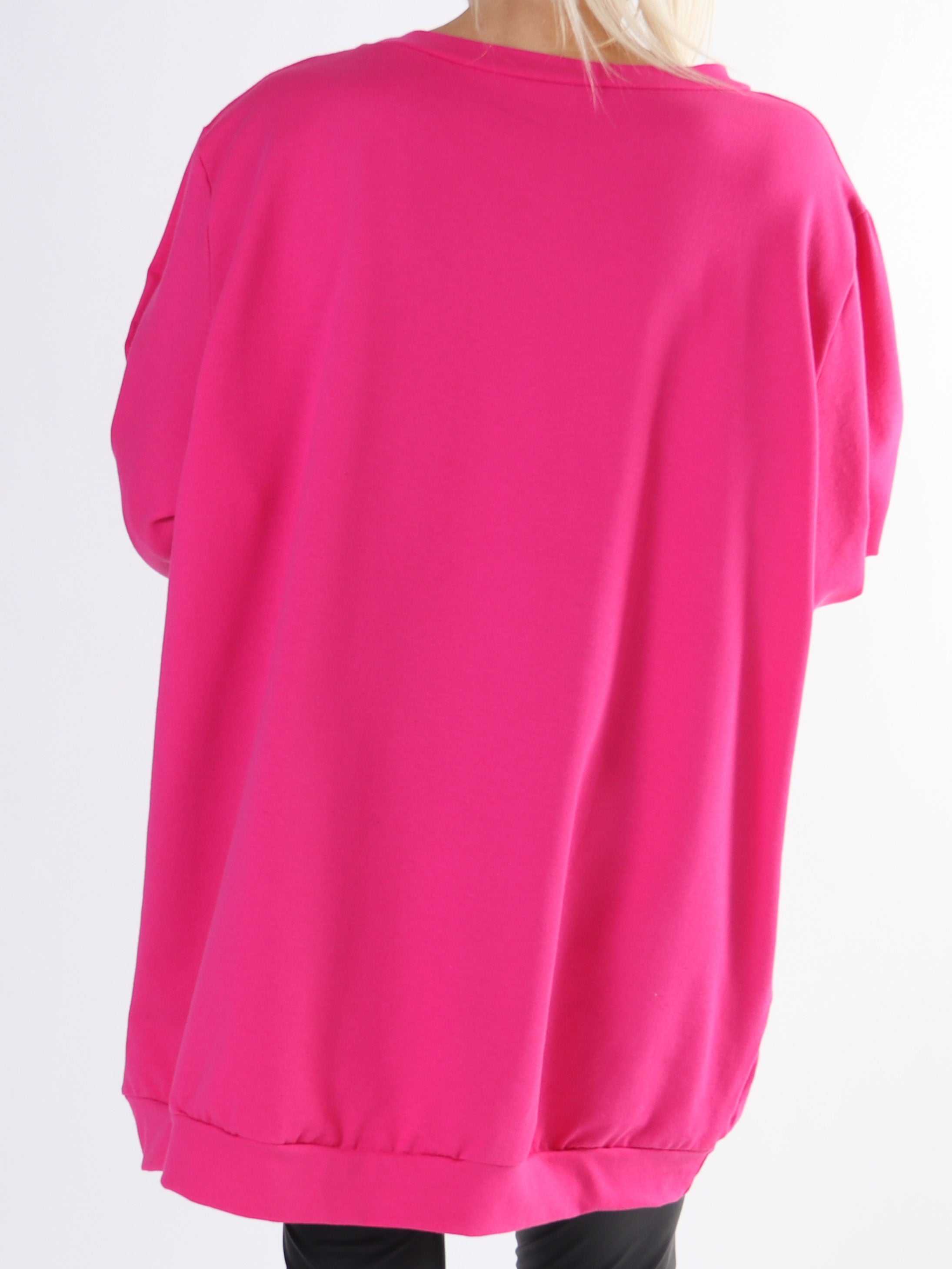 Abena - Plus size sweatshirt med vogue på brystet